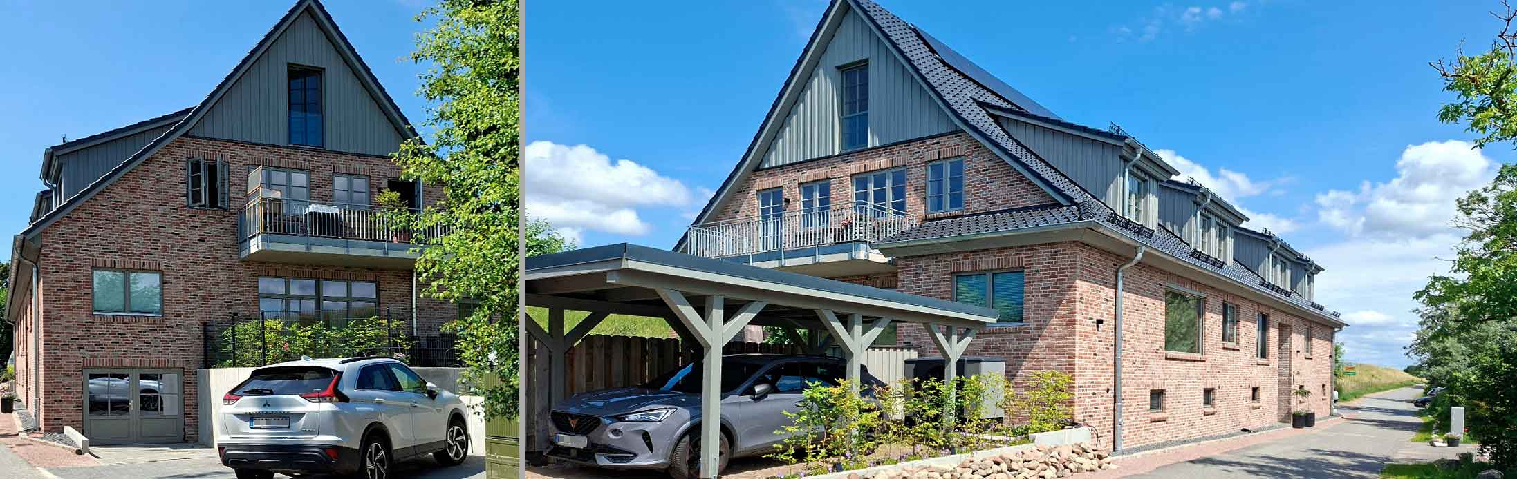 WOHNUNGSBAUNeubau | 4 WohneinheitenDeichweg 13 | Moorrege/KlevendeichArchitekt Thomas Dünkel | 2026